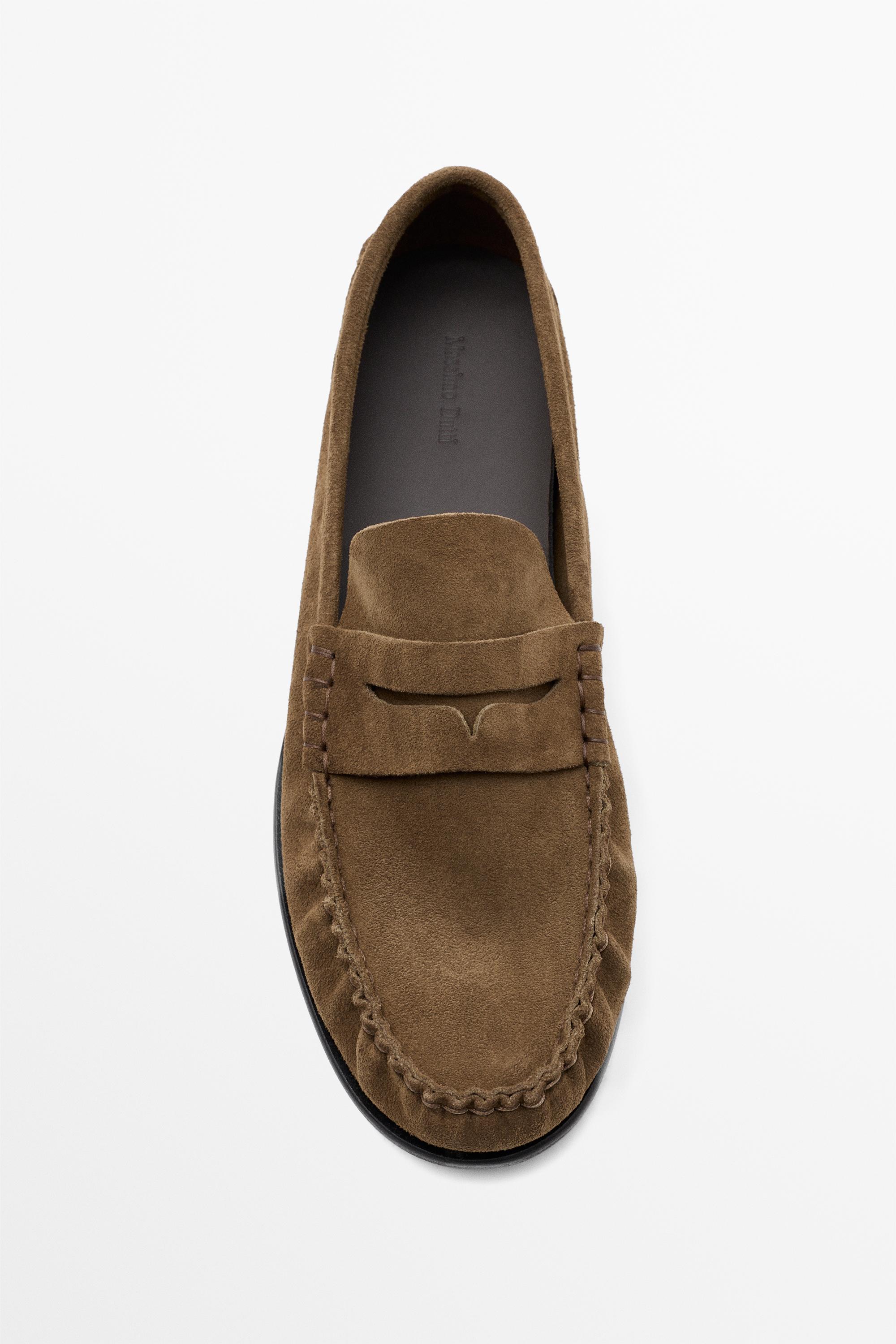 Mocassin à mors en cuir souple